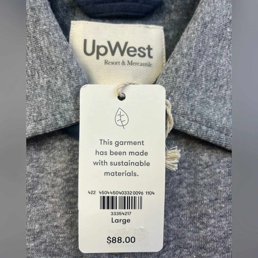 UpWest Hemp Polo Sweatshirt R110 R111 R114 R116 R163 - Picture 4 of 10